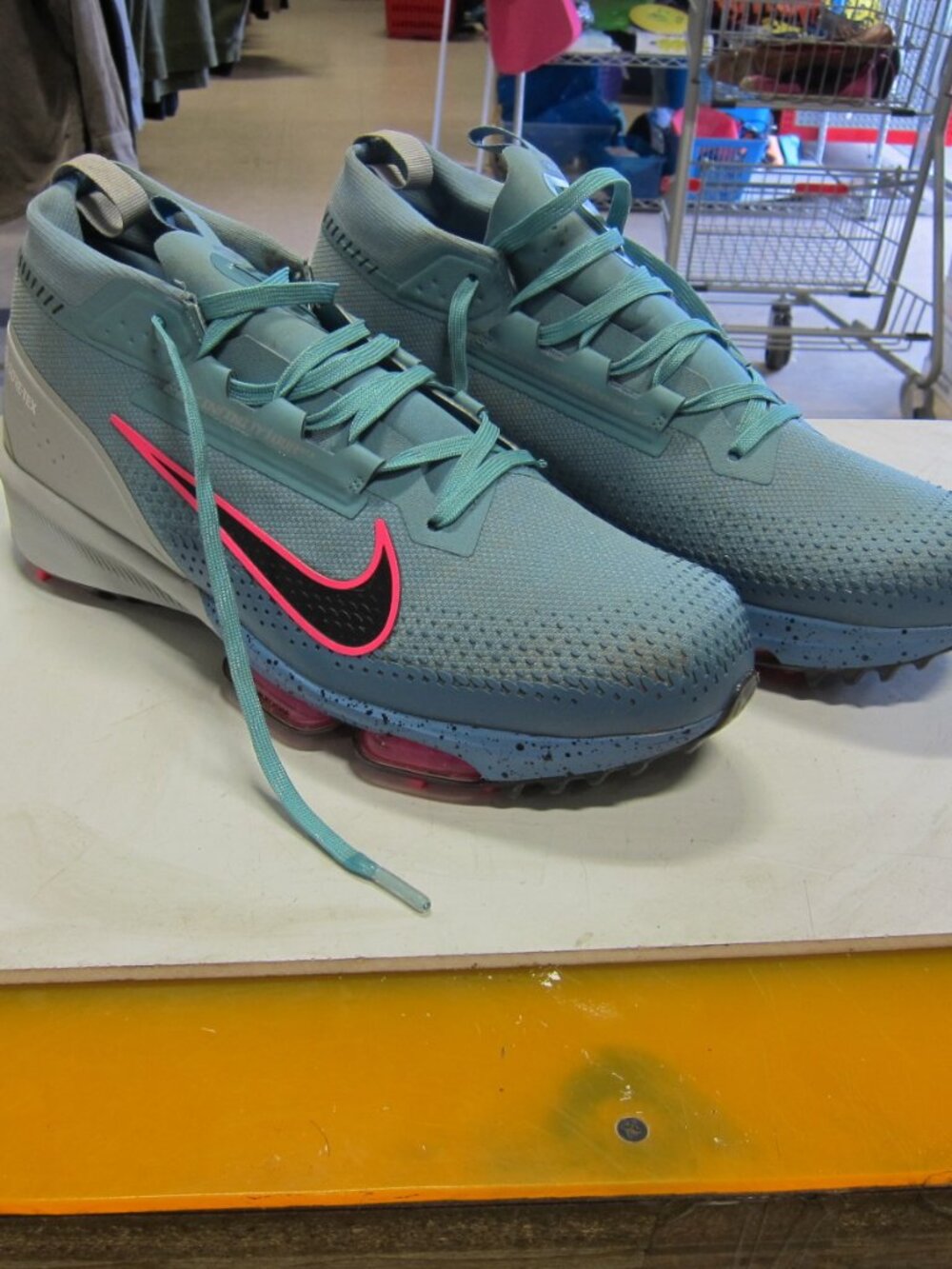 Nike Infinity Tour GTX Gore Tex Men's 12.5 Wide Turquoise Golf Shoe's FV4898-400